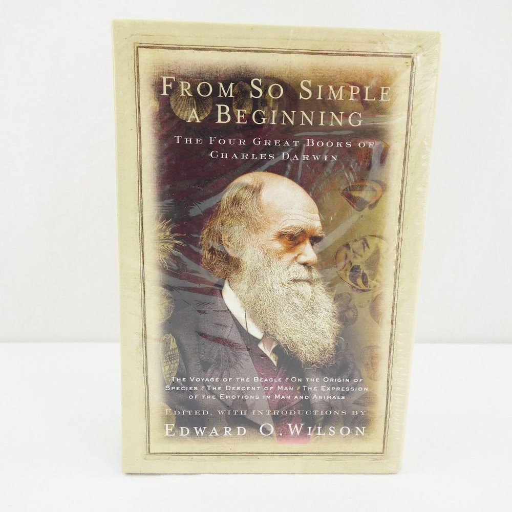 From So‎ Simple A Beginning The Four Great Books of Charles Darwin Hardcover